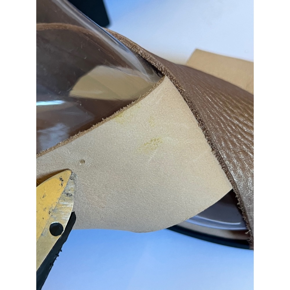 Arche Metallic Gold Leather Crossover Sandals Block Heel Slingback Size 9.5 / 41 - Picture 6 of 10